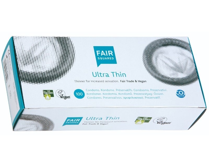 Fair Squared Ultrathin Eco Fair Trade Condooms 100 stuks afbeelding