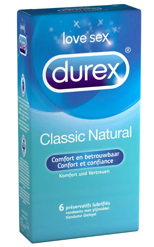 Durex Classic Natural Condooms 6 stuks afbeelding