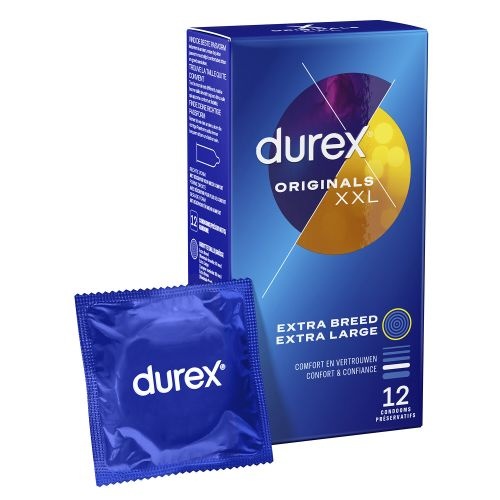 Durex Natural XL 60mm Bredere Condooms 12 stuks afbeelding
