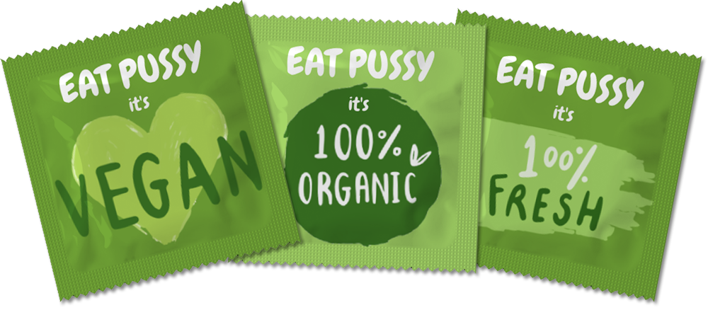 Condoom Anoniem Eat Pussy Condooms (3 Stuks) afbeelding
