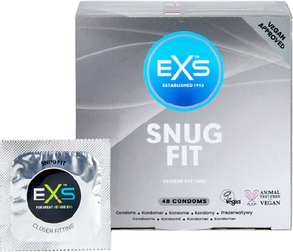 EXS Snug Fit - Smallere Condooms 3 stuks afbeelding