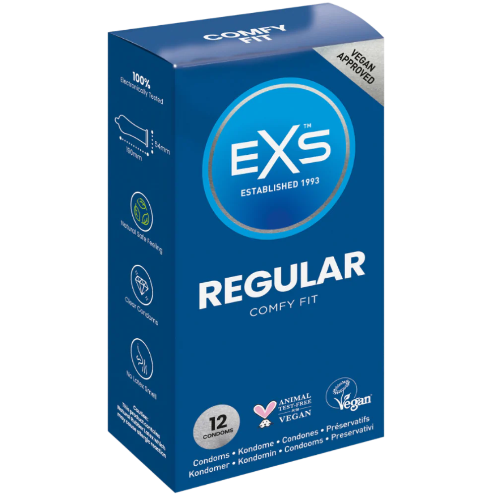 EXS Regular Comfy Fit Condooms 12 stuks afbeelding