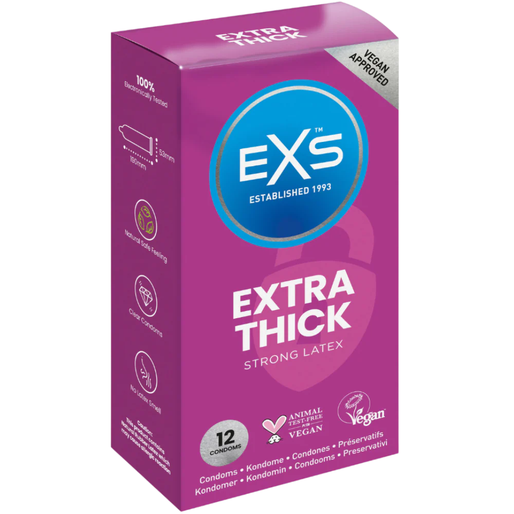 EXS Extra Safe 12 Dikkere Condooms 12 stuks afbeelding