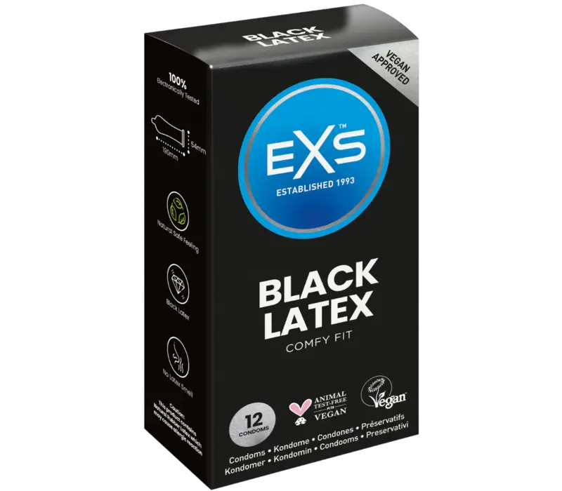Black Latex condooms