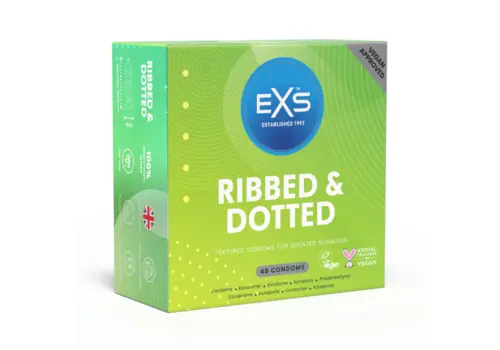 EXS Ribbed & Dotted condooms