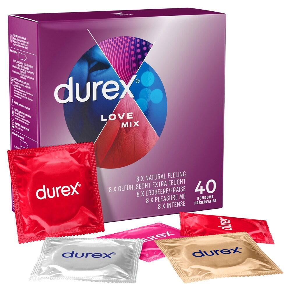 Durex Love Mix - Assortiment Van 40 Condooms afbeelding
