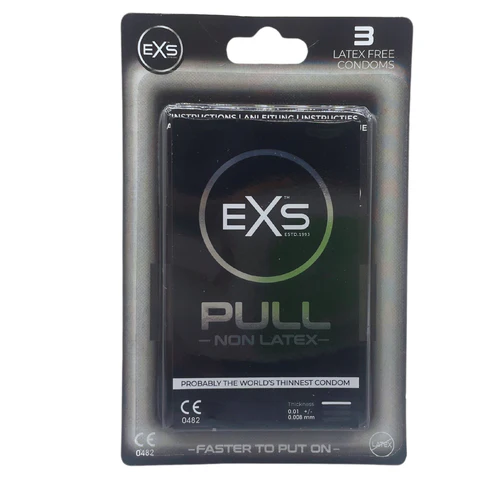 EXS Pull Latexvrije Condooms Met Strip 3 stuks
