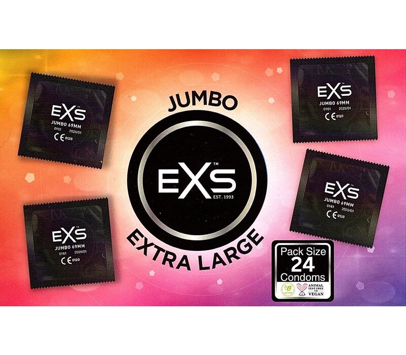 Jumbo XL condooms (69mm)