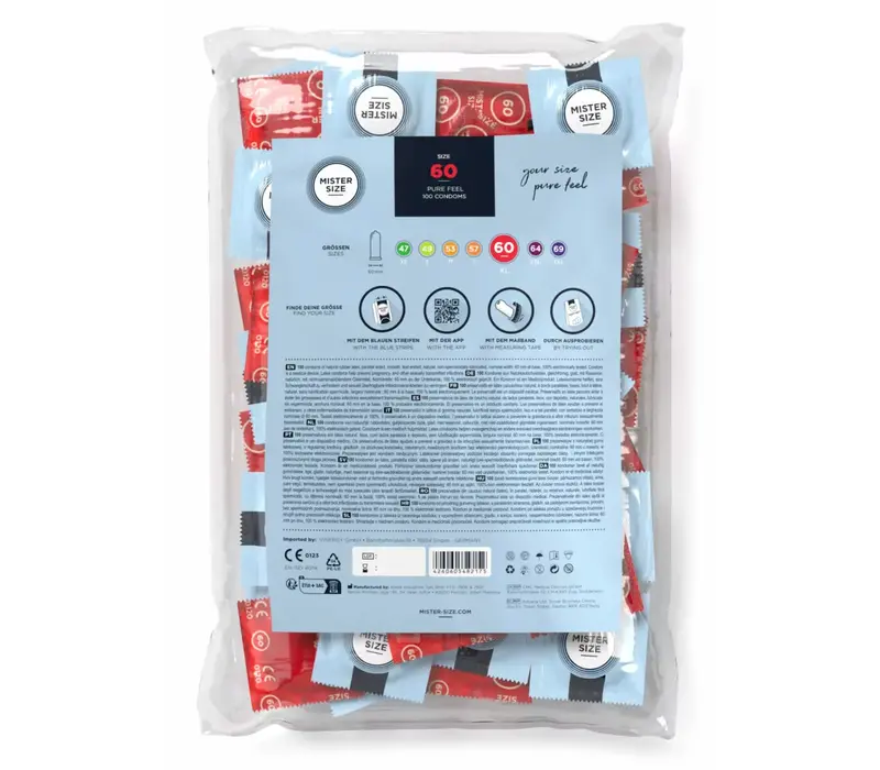 60 - ruimere XL condooms ultradun