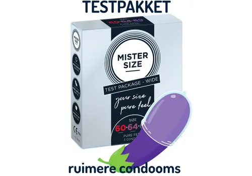 MISTER SIZE PasPakket 3 BREDERE condooms (60-64-69)