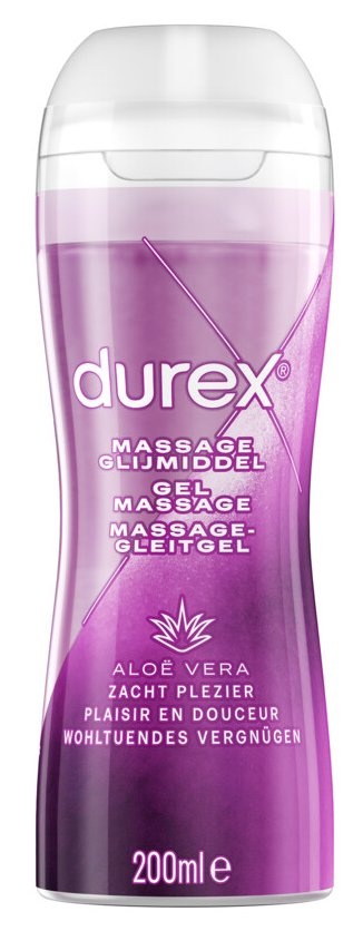 Durex Massage Lube 2 In 1 Aloë Vera - 200ml afbeelding