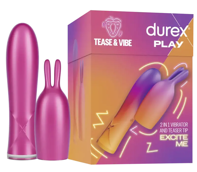 Tease & Vibe - 2 in 1 Vibrator and Teaser