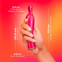 Tease & Vibe - 2 in 1 Vibrator and Teaser