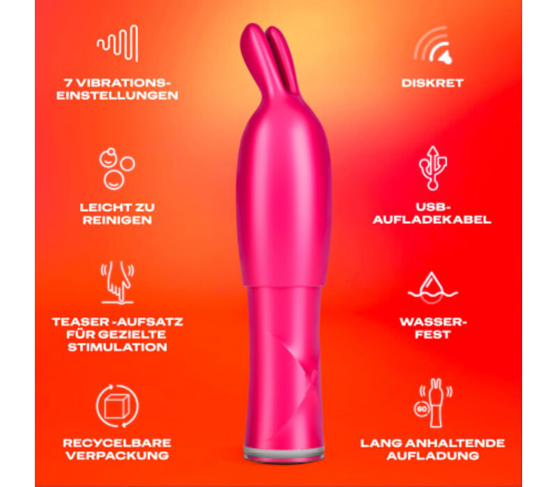 Tease & Vibe - 2 in 1 Vibrator and Teaser