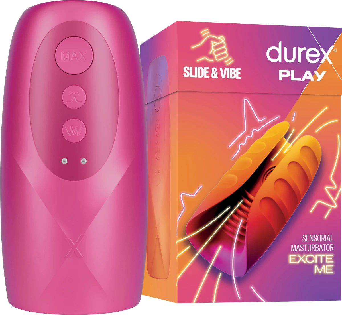 Durex Slide & Vibe - Sensorische Masturbator afbeelding