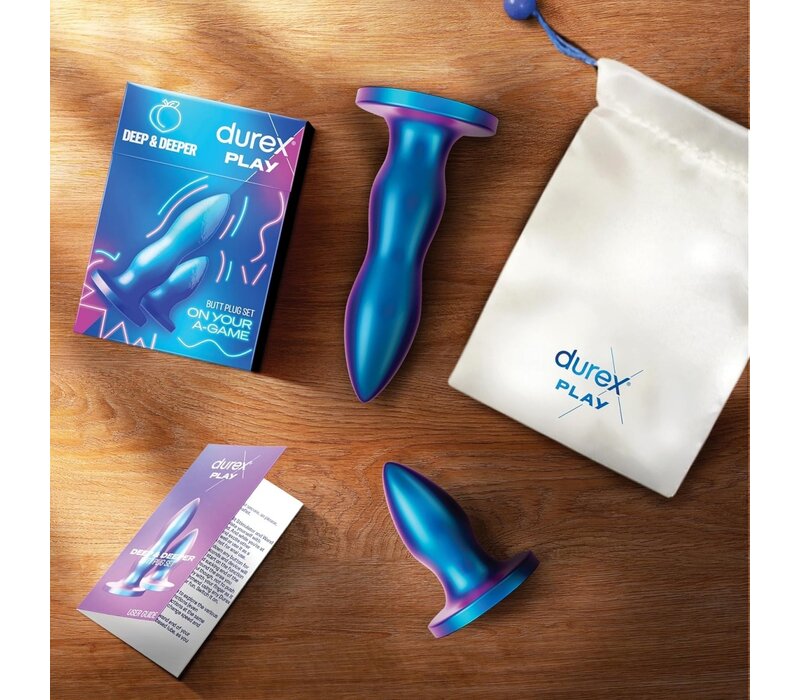 Deep & Deeper Butt Plug Set