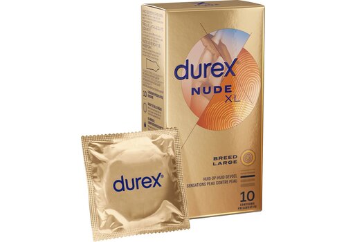 Durex Nude XL 10 condooms (latex)
