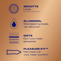 Nude XL 10 condooms (60mm, latex)