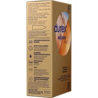 Nude XL 10 condooms (60mm, latex)