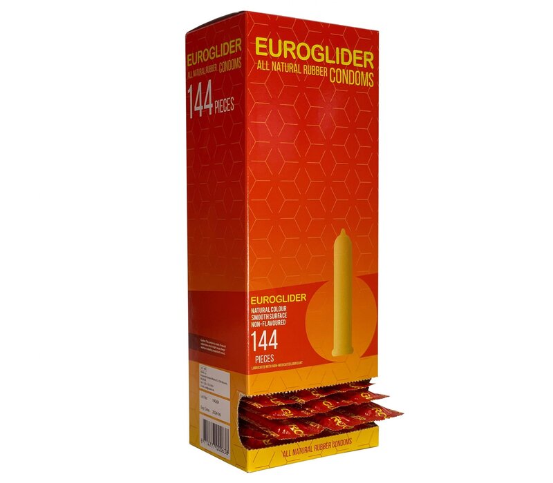 144 condooms + 250ml glijmiddel