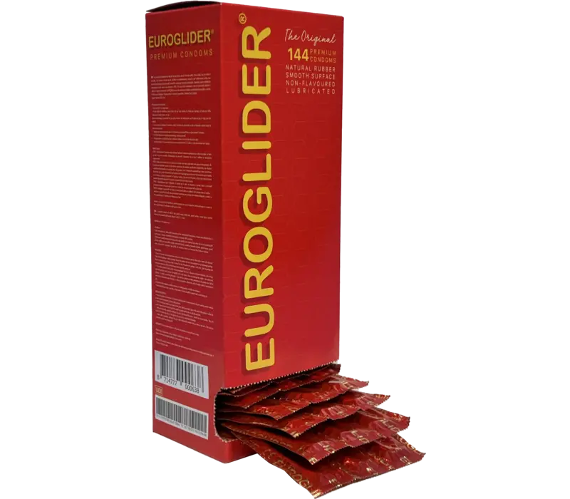 144 condooms + 250ml glijmiddel