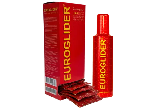 Euroglider 144 condooms + 250ml glijmiddel