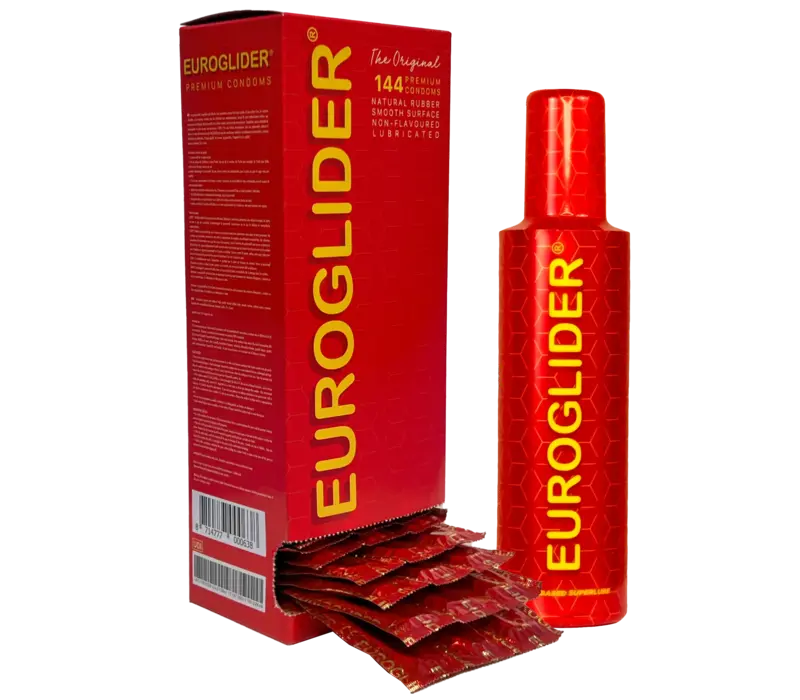 144 condooms + 250ml glijmiddel