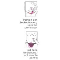 Vibrerende vaginale balletjes met afstandsbediening