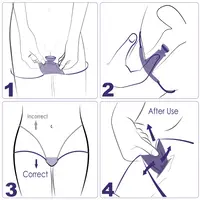 Vrouwencondoom met beenbandjes