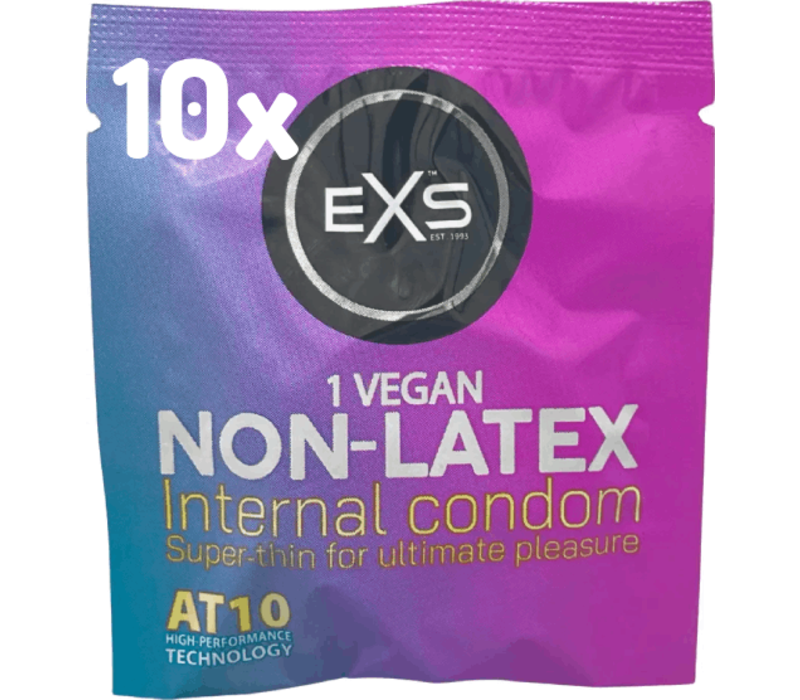 Vrouwencondoom met beenbandjes