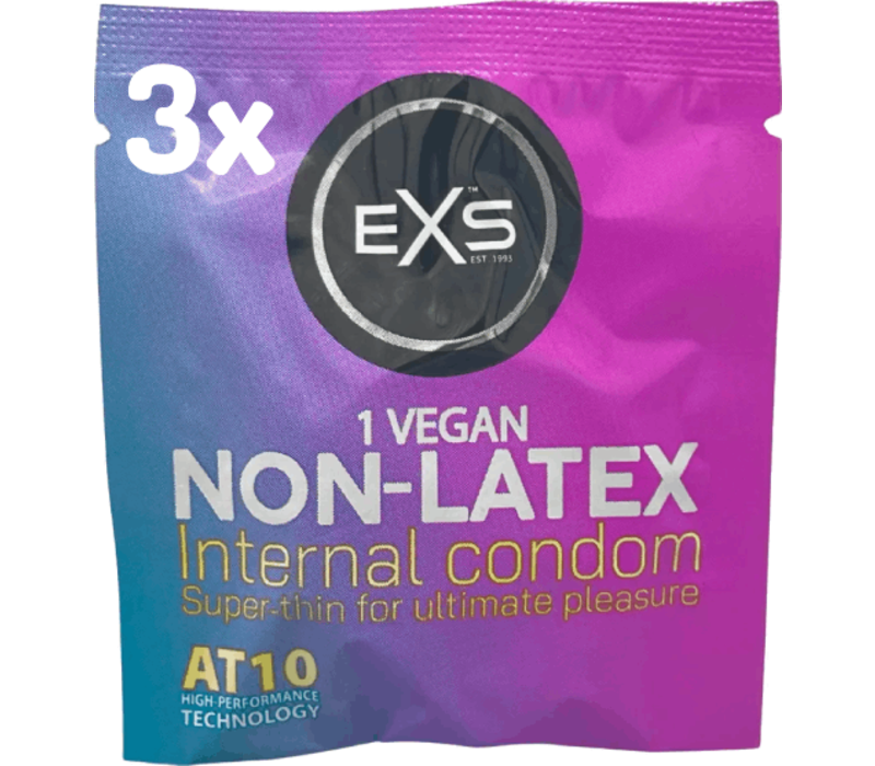 Vrouwencondoom met beenbandjes