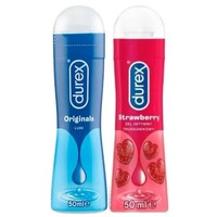 AANBIEDING Play Sensitive en Play Aardbei glijmiddel 2x50ml