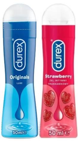 Durex AANBIEDING Play Sensitive En Play Aardbei Glijmiddel 2x50ml afbeelding