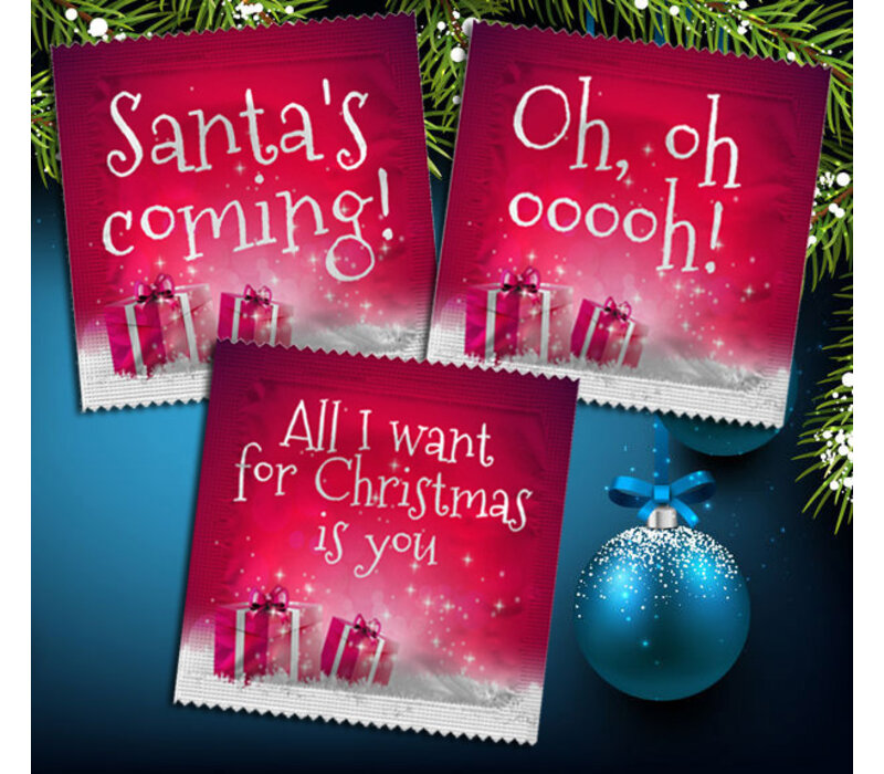 Feestdagen 9 condooms (Sint, Kerst & Nieuwjaar)