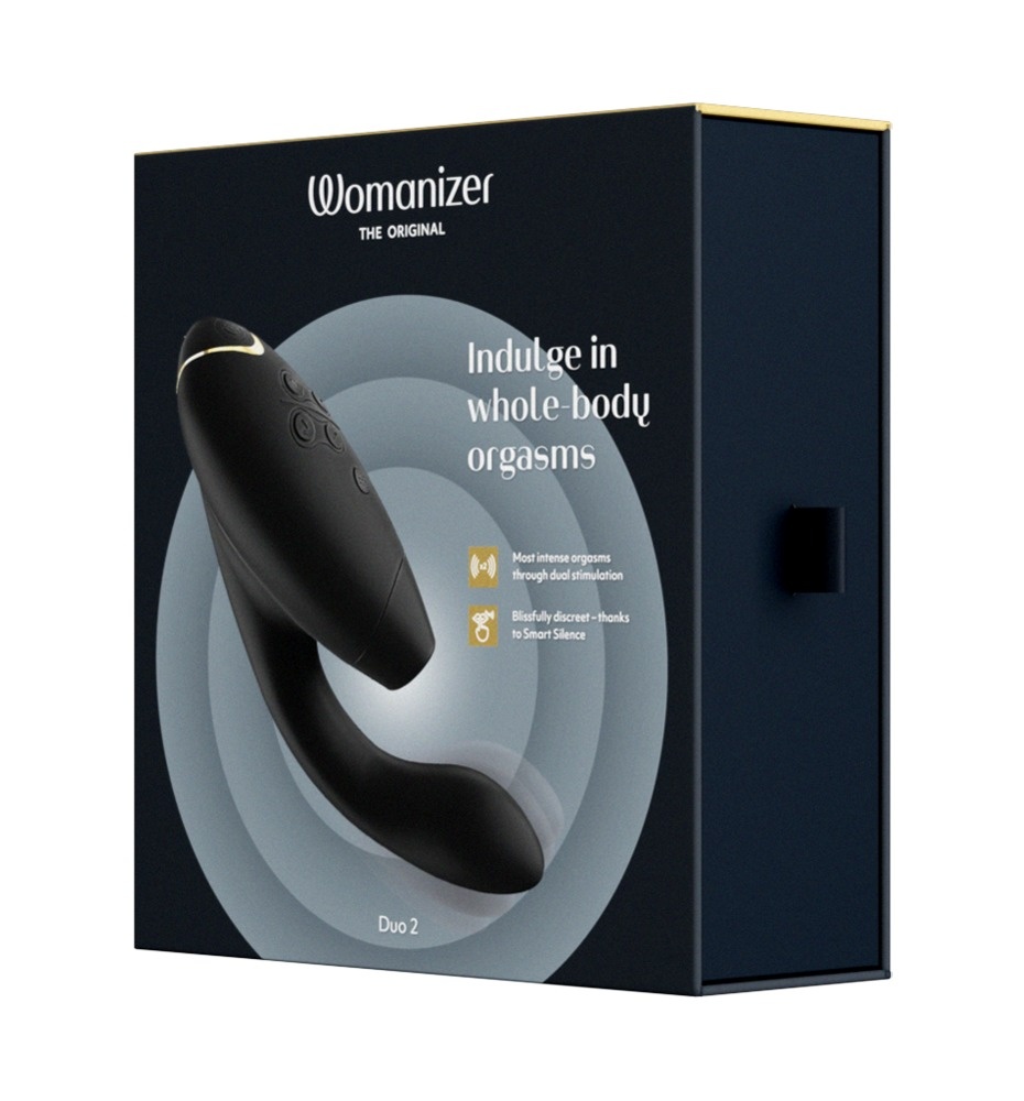 Womanizer Duo 2 - Geavanceerd Speeltje Met Dubbele Sensatie Black - zwart afbeelding