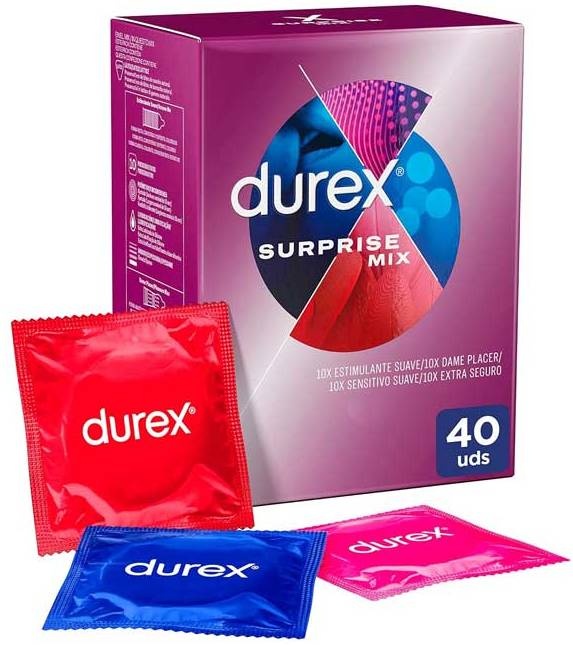 Durex Surprise Me Mix - Assortiment Van 40 Condooms afbeelding