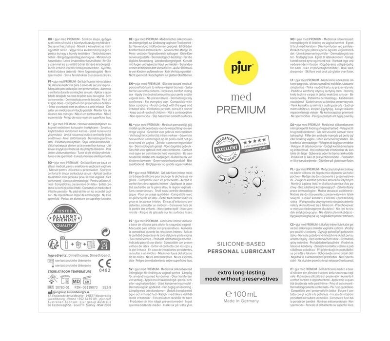 Med Premium - extra langdurig glijmiddel op siliconenbasis (100 ml)