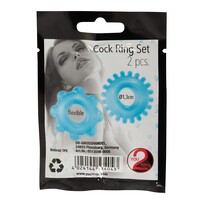 Stretchy cockring set - 2 rekbare penisringen