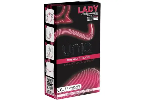UNIQ Lady Condom -  latexvrij vrouwencondoom met kant