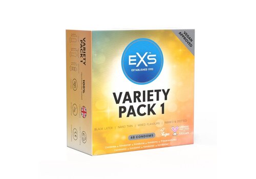 EXS Variety Pack 1 - assortiment 48 condooms