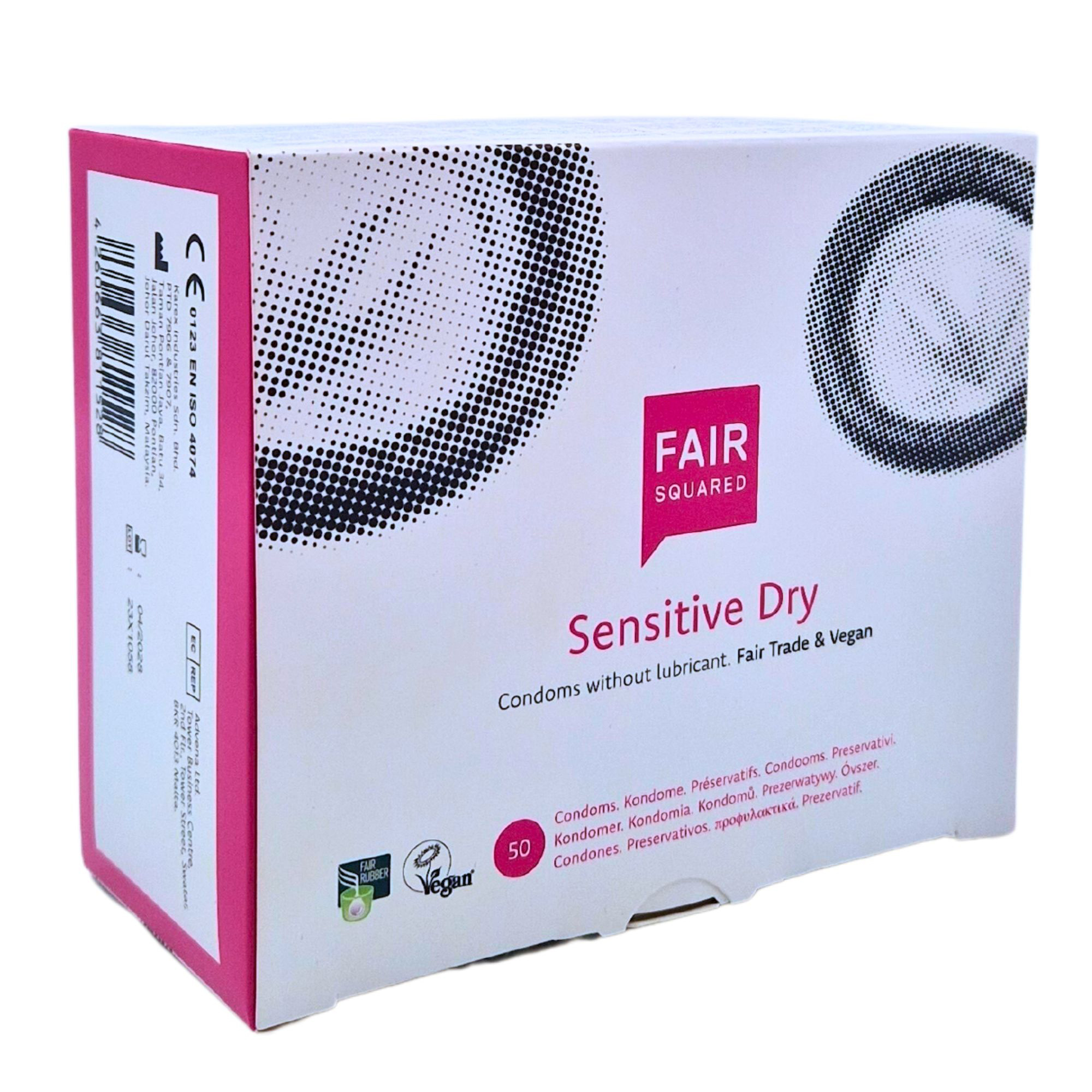 Fair Squared Sensitive Dry Eco Condooms Zonder Glijmiddel 50 stuks afbeelding