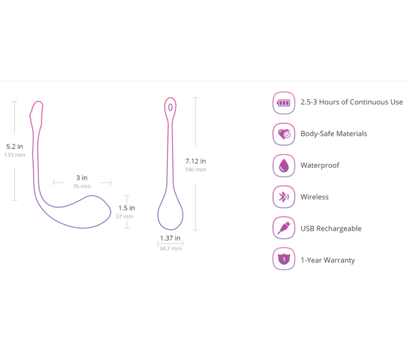 Lush 2 - Vibrator ei met app