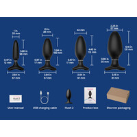 Hush 2 - Slim vibrerend speeltje met appbediening