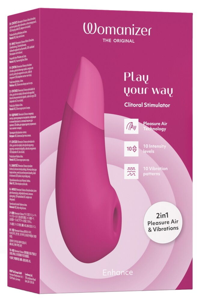 Womanizer Discreet Massageapparaat Met Luchtimpulsen Roze afbeelding
