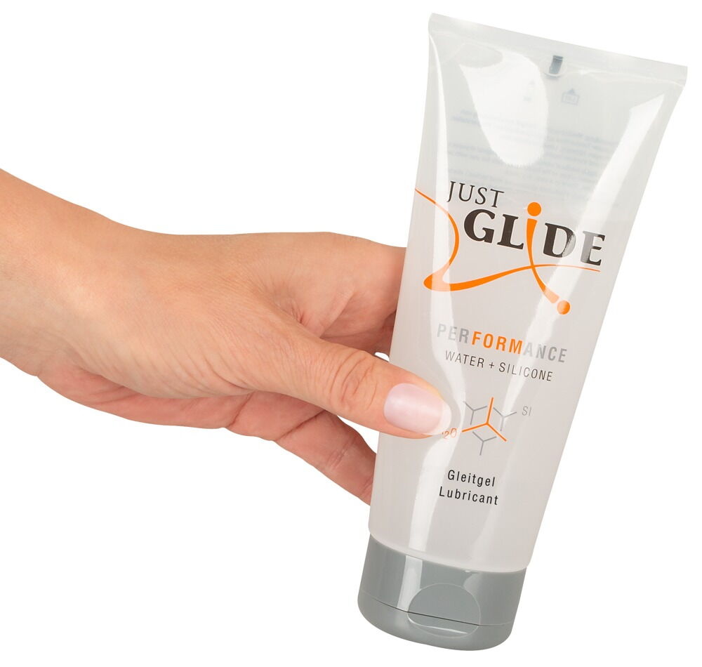 Just Glide Performance Glijmiddel Op Waterbasis Met Siliconen 200ml afbeelding