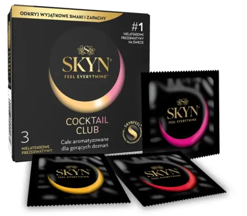Cocktail Club  latexvrije condooms in 3 smaken