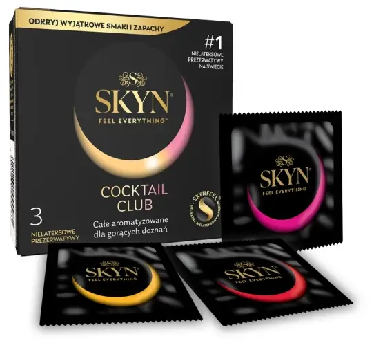 SKYN Cocktail Club Latexvrije Condooms In 3 Smaken 3 stuks afbeelding