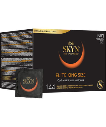 SKYN Large King Size Latexvrije Condooms 144 stuks (Elite King Size grootverpakking) afbeelding