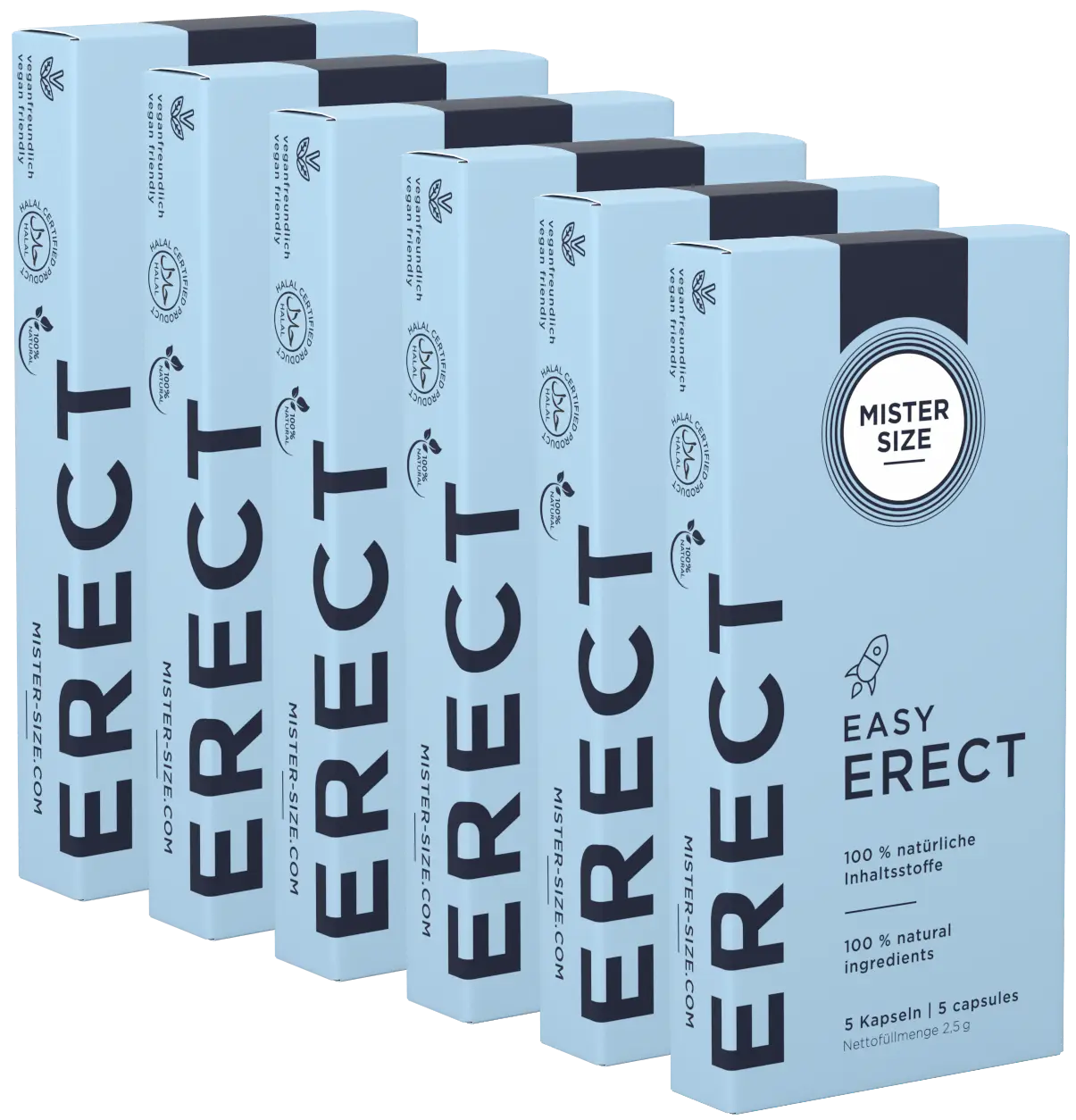 MISTER SIZE Easy Erect Capsules (5 Stuks) 30 capsules afbeelding