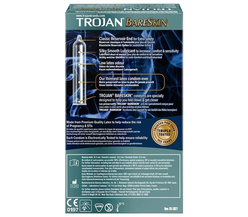 BareSkin 10 ultradunne condooms
